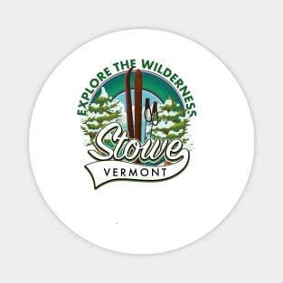 Stowe Vermont explore the Wilderness ski Magnet